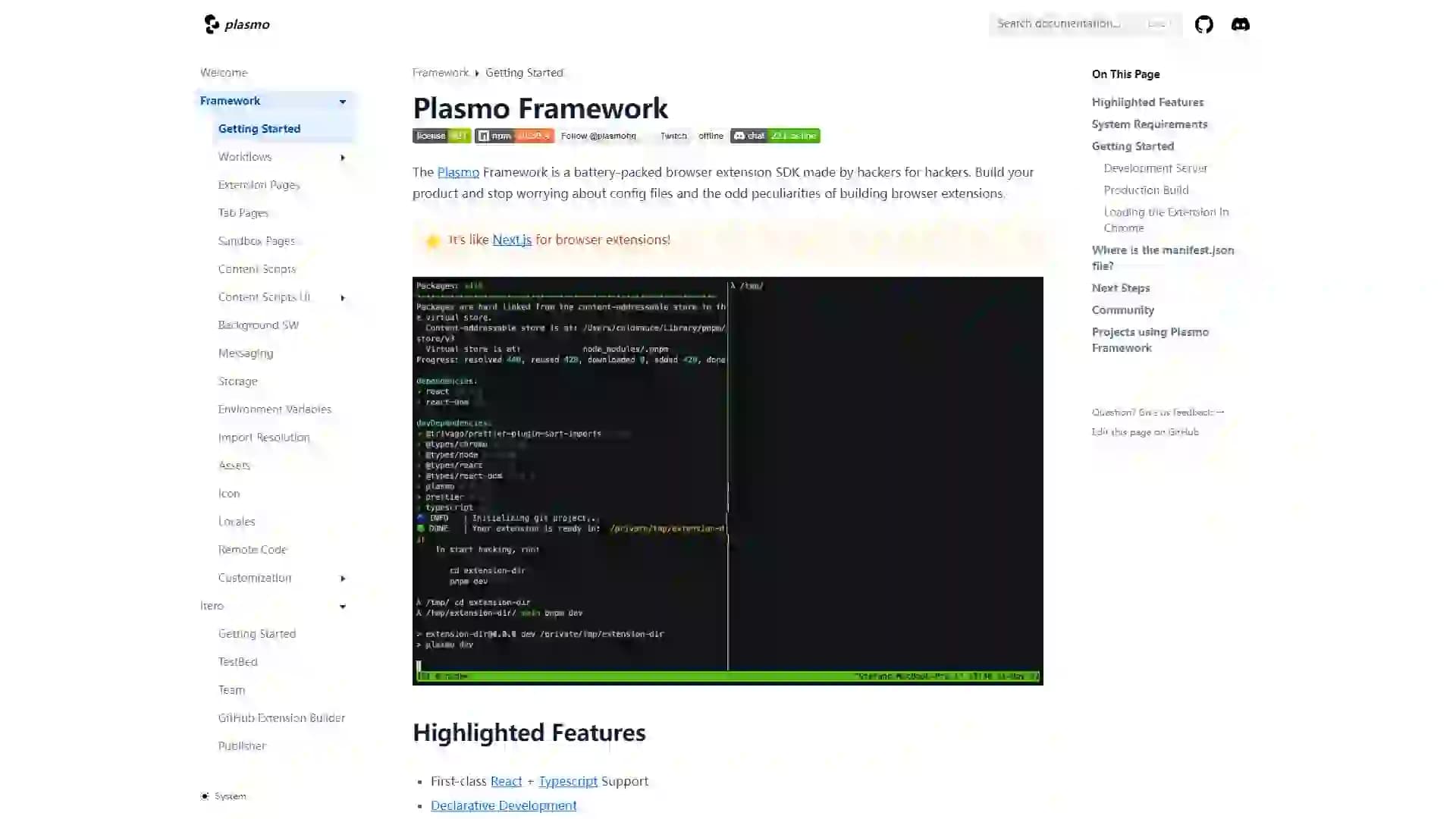 Plasmo Framework