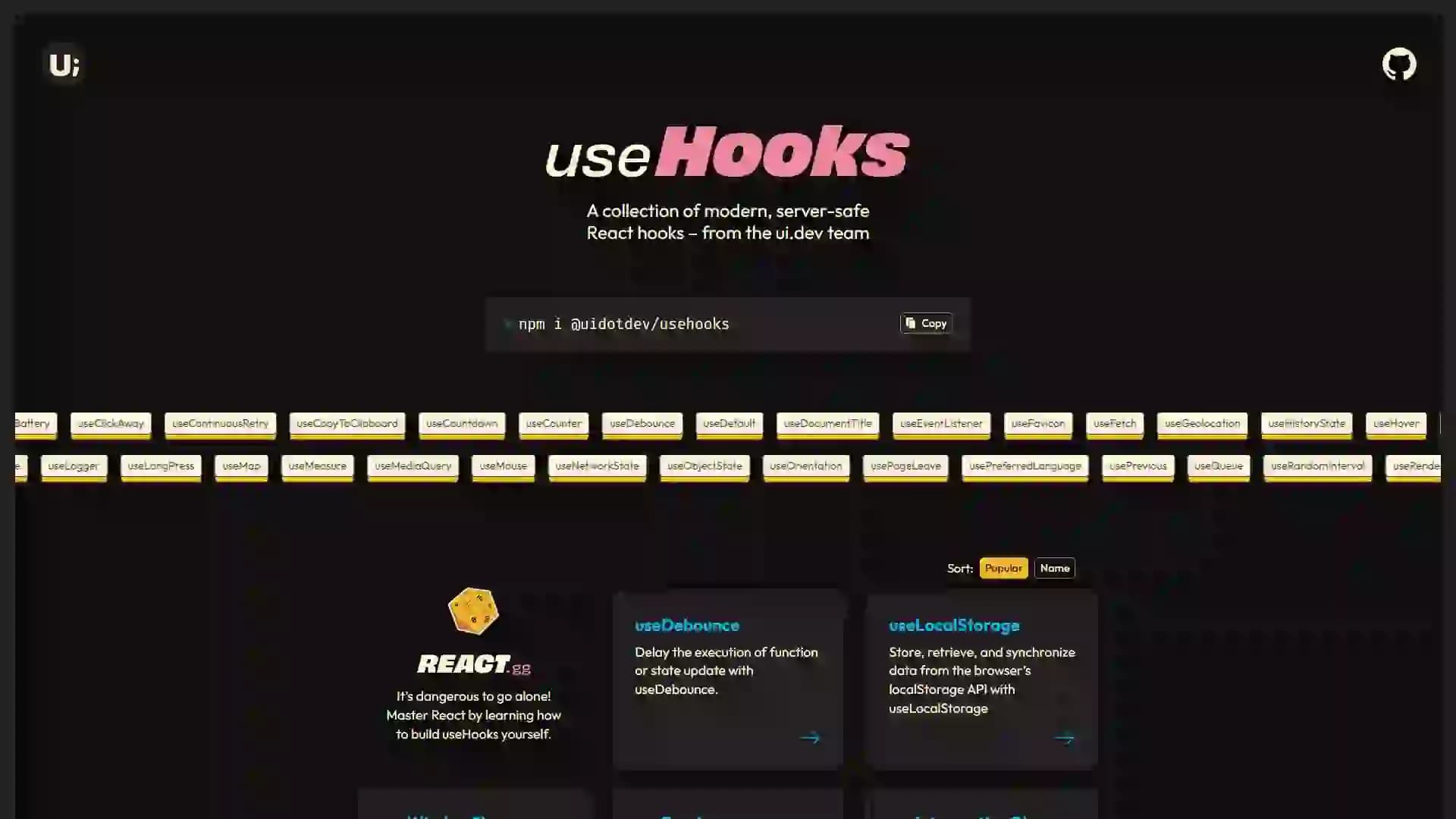 usehooks